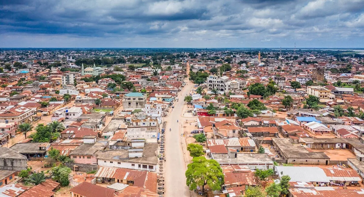 Vue sur la ville de Cotonou
