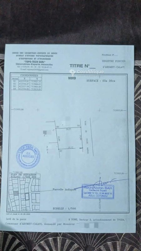 Terrain spacieux de 500m² avec clôture sécurisée