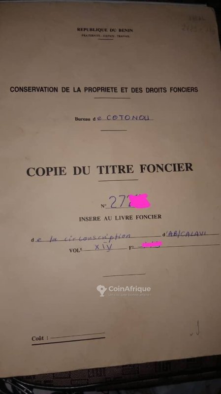 Terrain en angle de rue à Saint Rita avec titre foncier personnel