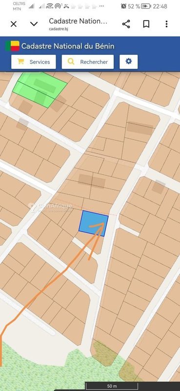 Terrain en angle de rue à Saint Rita avec titre foncier personnel