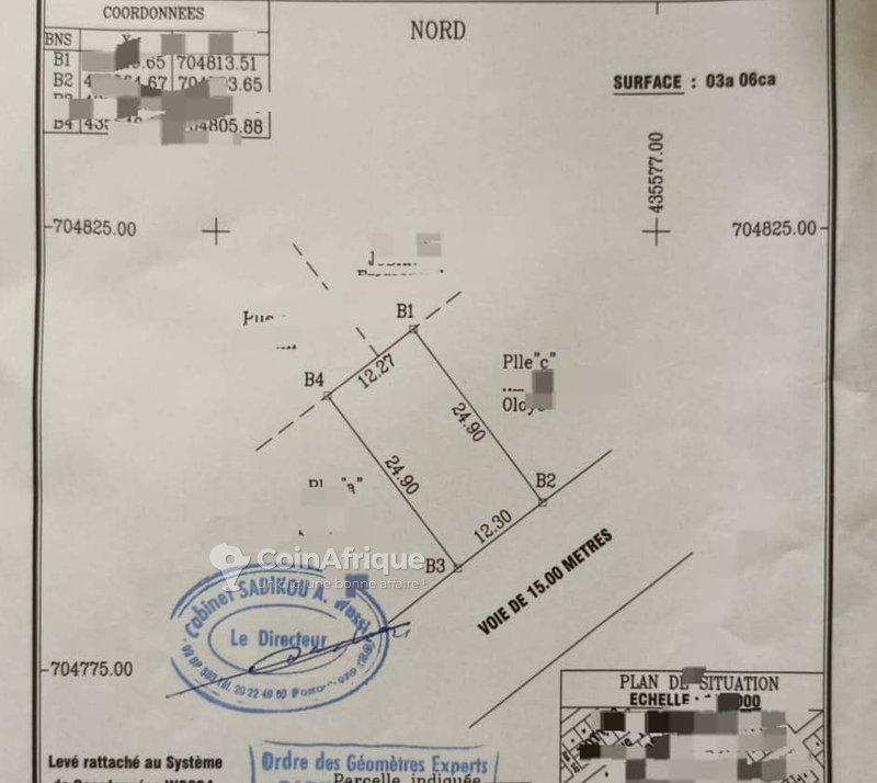 Terrain stratégique de 492 m² avec documents légaux complets