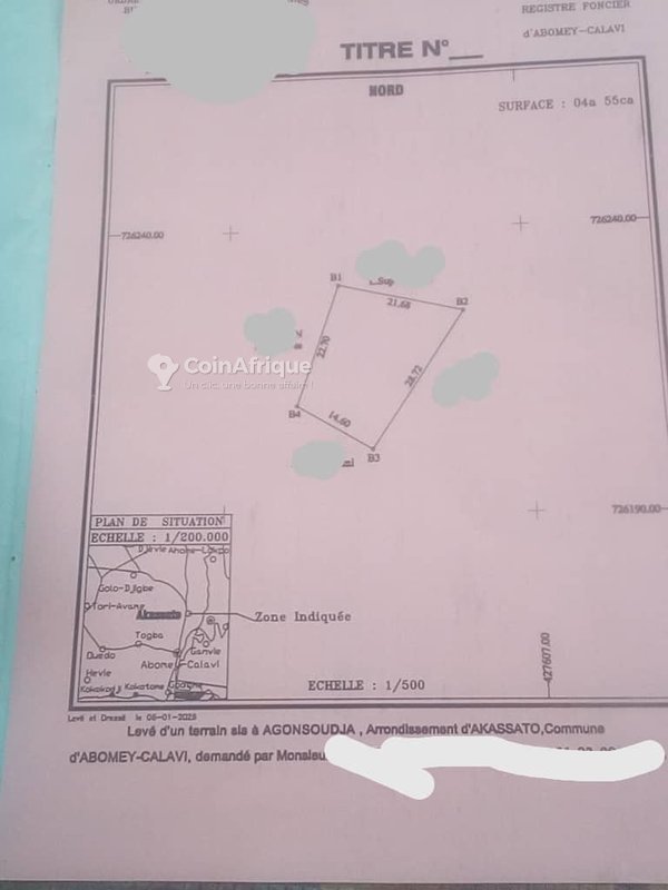 Terrain constructible de 455 m² avec documents légaux complets