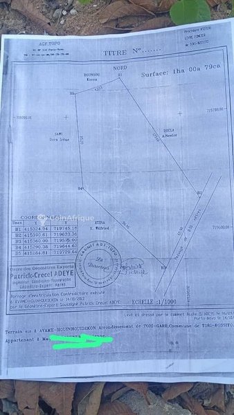 Terrain d'exception d'1 hectare avec titre foncier personnel dans un domaine sécurisé