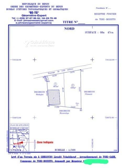 Terrain spacieux en deuxième position de la grande voie dans une zone très prisée