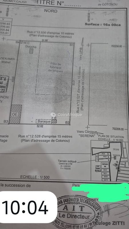 Terrain exceptionnel de 1600 m² avec 5 parcelles en bordure de route goudronnée
