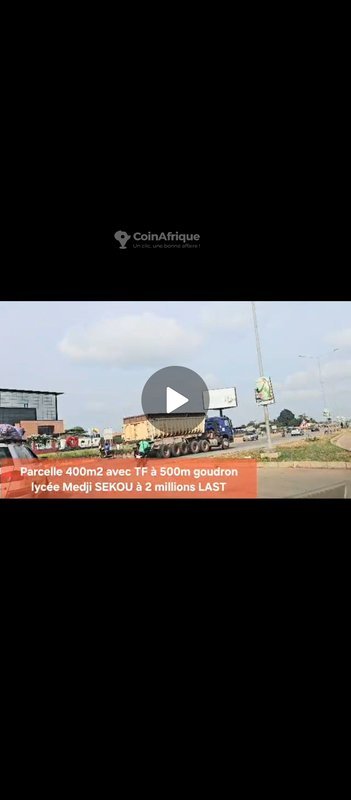 Terrain spacieux de 400 m² avec titre foncier à vendre