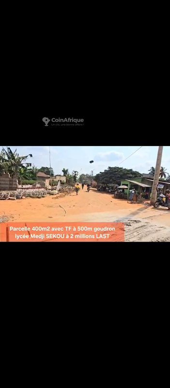 Terrain spacieux de 400 m² avec titre foncier à vendre