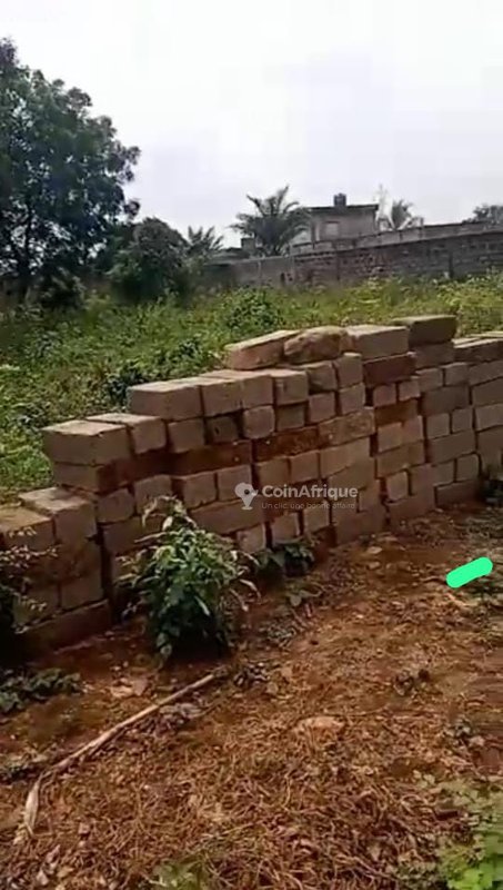 Terrain clôturé avec attestation de recasement et documents certifiés en zone stratégique