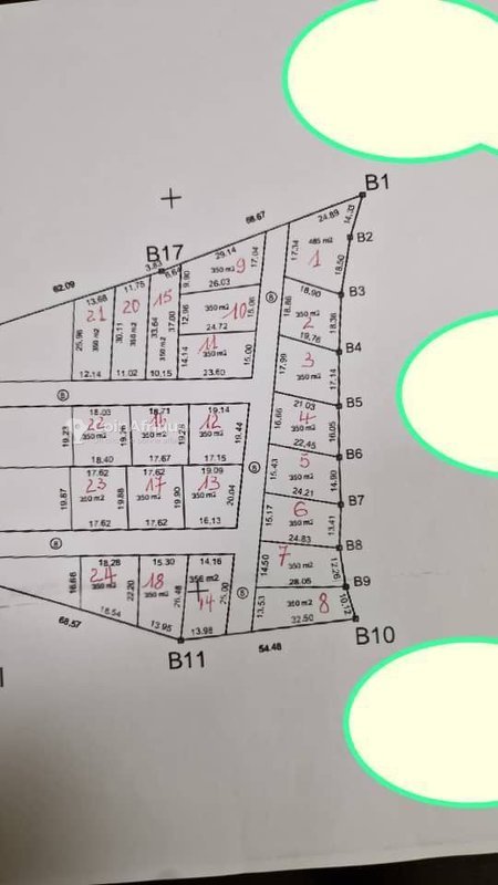 Terrain titré à vendre - 350m² avec titre foncier et vente notariée