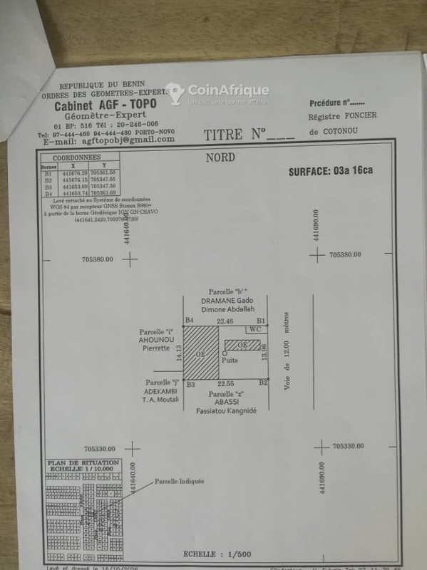 Vente d'une maison