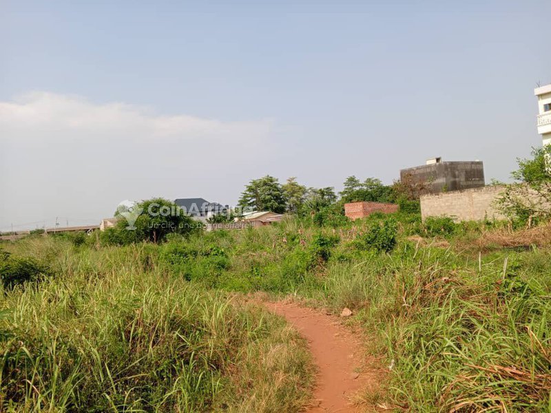 Terrain exceptionnel de 2000 m² avec titre foncier global et accès à deux voies stratégiques