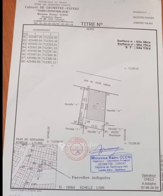 Maison locative R+1 de 7 pièces avec titre foncier personnel et construction récente