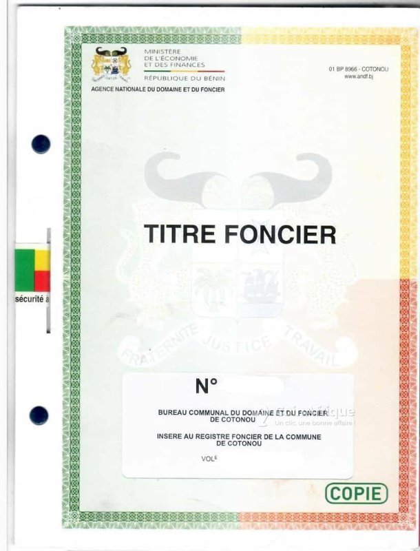 Terrain en vente - Parcelles en angle de rue avec titre foncier personnel
