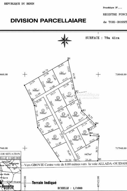 Terrain constructible de 500 m² avec accès facile et environnement calme en développement