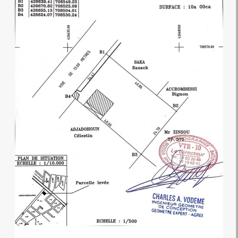 Parcelles exceptionnelles avec titre foncier personnel – Idéales pour tout projet immobilier