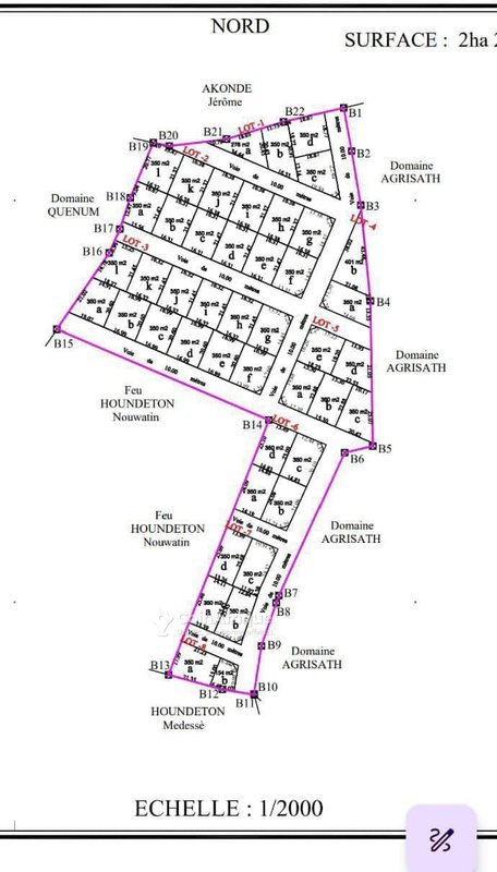Terrain constructible de 350m² avec voies de 10 mètres et électrification complète