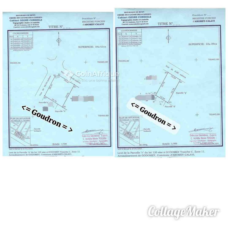 Terrain exceptionnel de 770 m² avec documents à jour et emplacement stratégique en angle de rue
