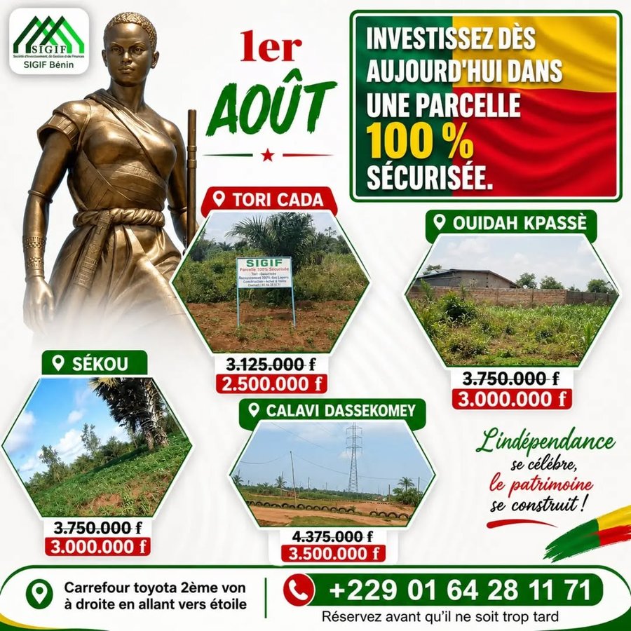 Terrain à Vendre - Parcelles Sécurisées avec Documents Fiables dans des Zones à Fort Potentiel