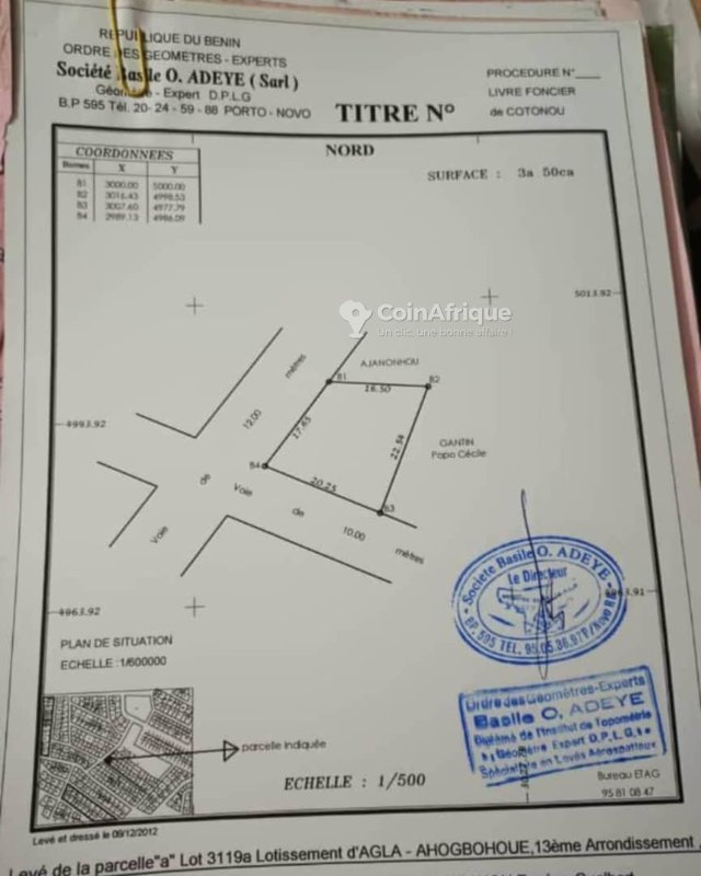 Terrain en vente - Parcelle de 350 m² en angle de rue avec accès pavé