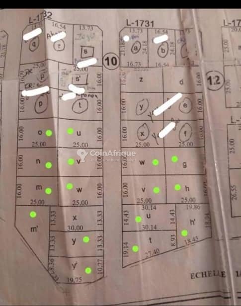 Terrain à vendre avec titre foncier et voies larges de 10 mètres