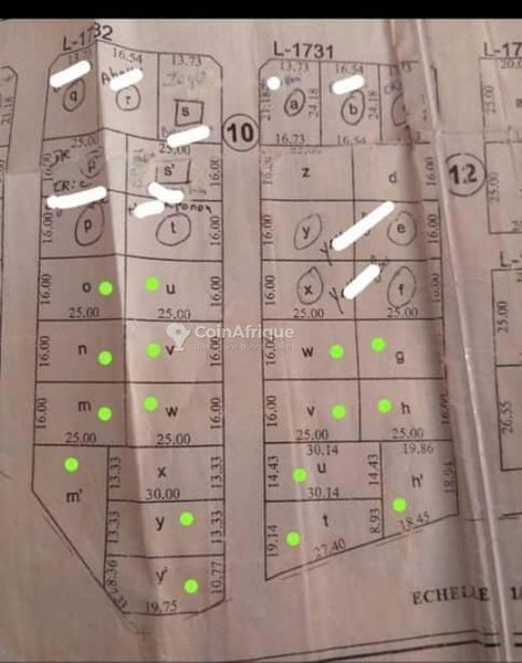 Terrain à vendre avec titre foncier et voies larges de 10 mètres