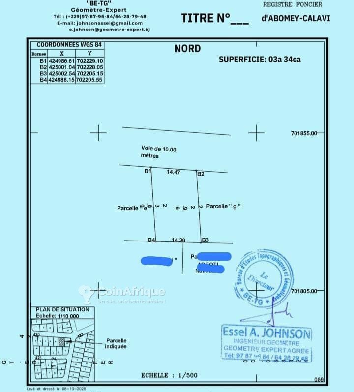 Terrain exceptionnel de 334 m² avec vue sur mer et documents légaux complets