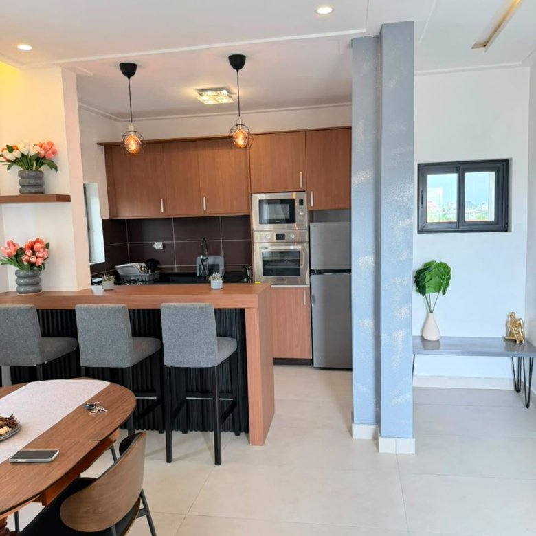 Appartement meublé 2 pièces avec sécurité 24h et équipements haut de gamme