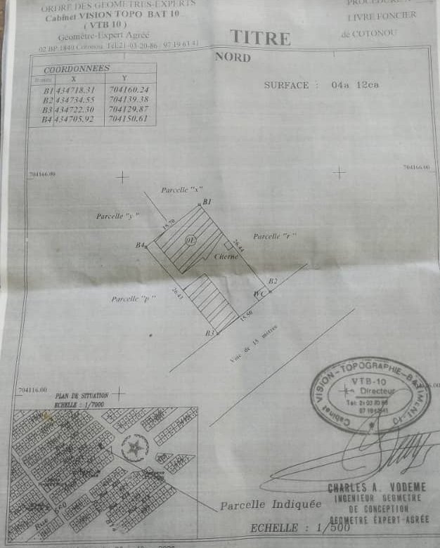 Terrain constructible de 412 m² idéalement situé pour projets immobiliers