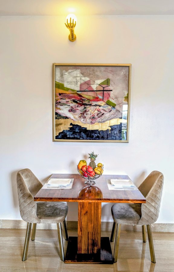 Appartement meublé d'une pièce avec équipements haut de gamme et terrasse agréable