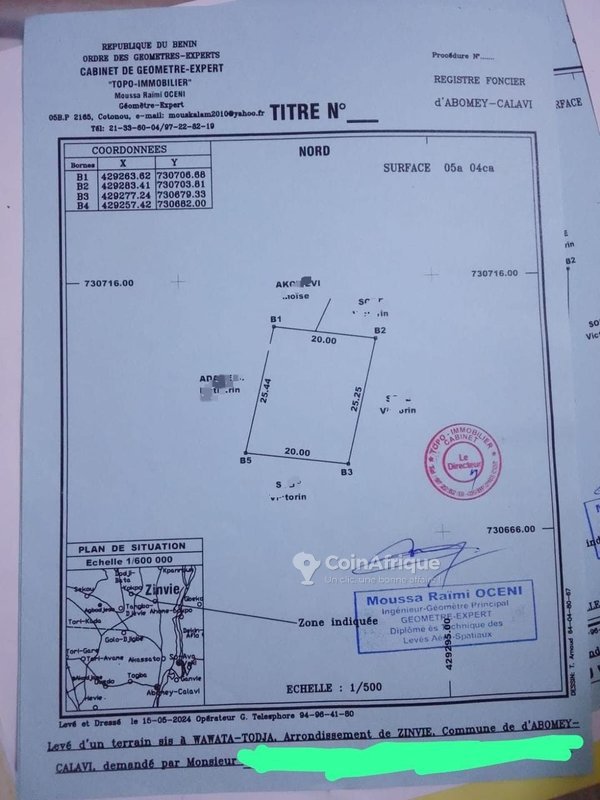Terrain constructible de 500m² avec services essentiels et emplacement sécurisé