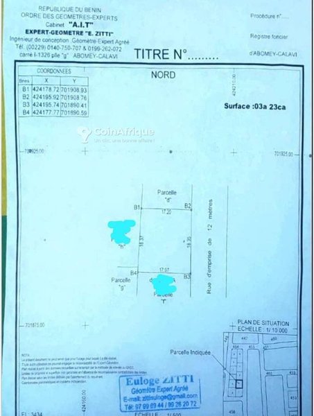 Terrain clôturé de 365 m² avec emplacement privilégié en bord de mer