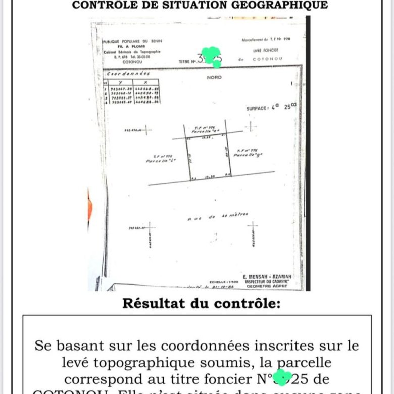 Terrain exceptionnel de 425 m² avec titre foncier personnel en bordure de mer