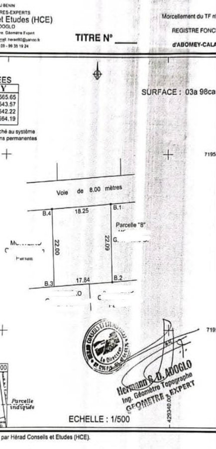 Terrain spacieux de 398 m² avec accès immédiat au goudron