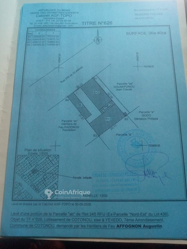 Terrain constructible avec bâtiment R+2 à rénover ou raser - Deux parcelles en pleine propriété