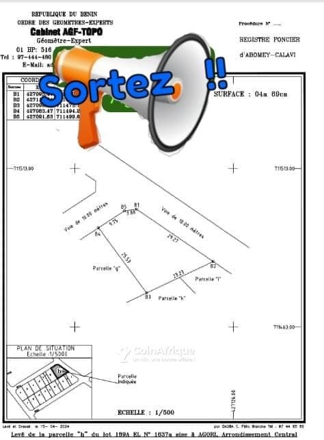 Terrain constructible de 469 m² en angle de rue avec opportunité de démolition