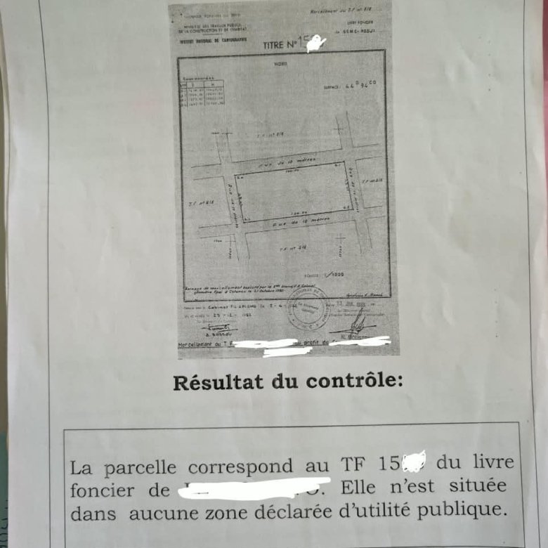 Terrain spacieux de 500m² avec titre foncier vérifié à proximité de la plage