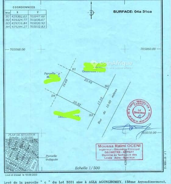 Terrain spacieux avec titre foncier personnel - Investissement sécurisé