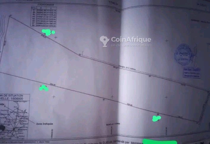 Terrain agricole de 10 hectares avec documents légaux complets
