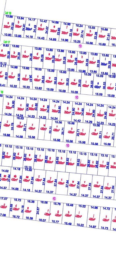 Terrain constructible de 200 m² avec attestation géographique et titre foncier global