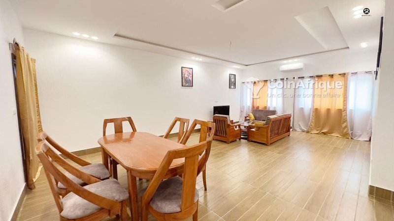 Appartement meublé de 3 pièces avec climatisation et salon ultra moderne