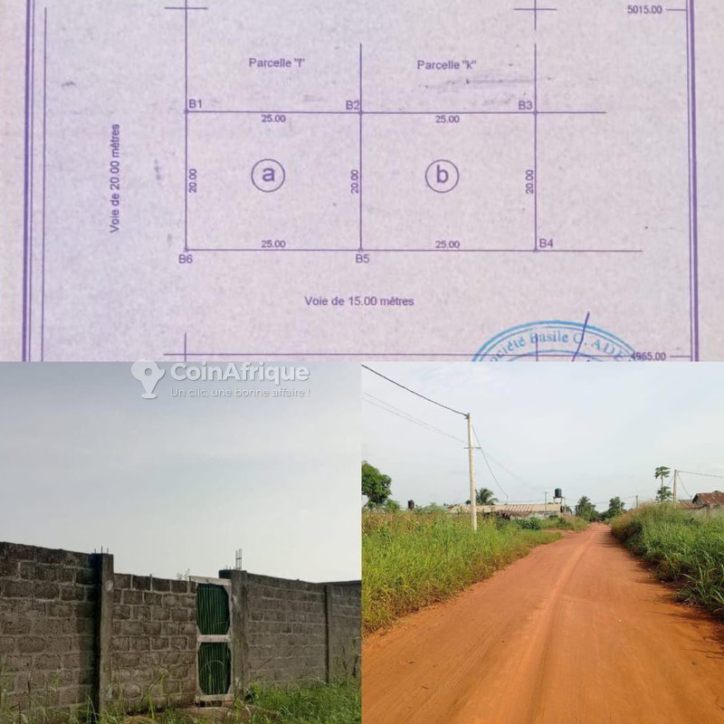 Terrain constructible avec permis d'habiter et clôture de qualité en angle stratégique