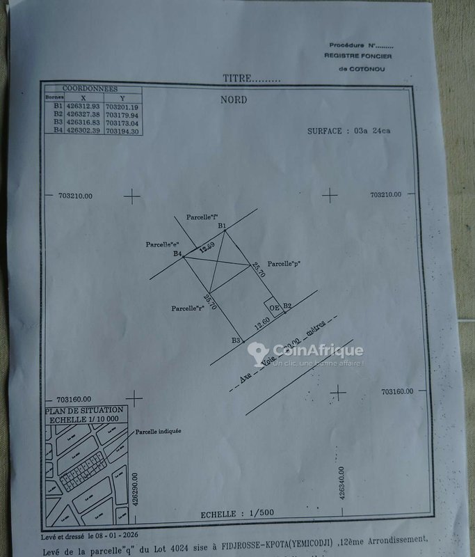 Terrain spacieux de 324 m² en bordure de pavés avec accès direct à la plage