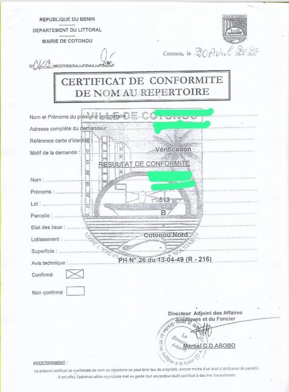 Terrain constructible de 809 m² avec permis d'habiter et documents légaux complets
