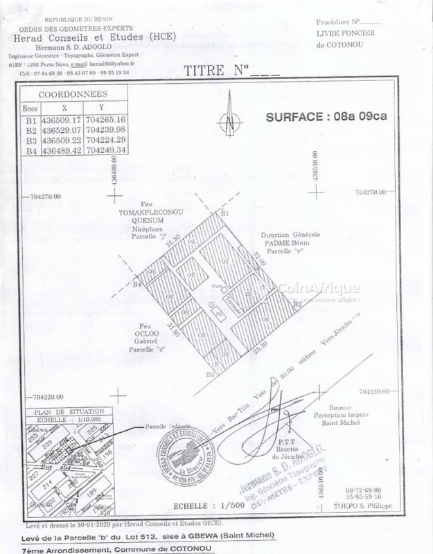 Terrain constructible de 809 m² avec permis d'habiter et documents légaux complets