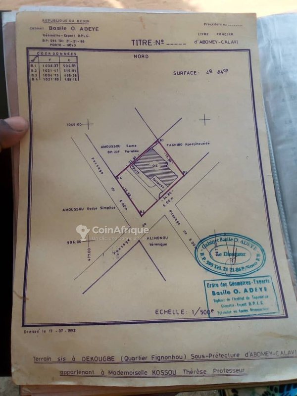 Terrain clôturé avec portails - Parcelle idéale pour investissement à proximité des infrastructures