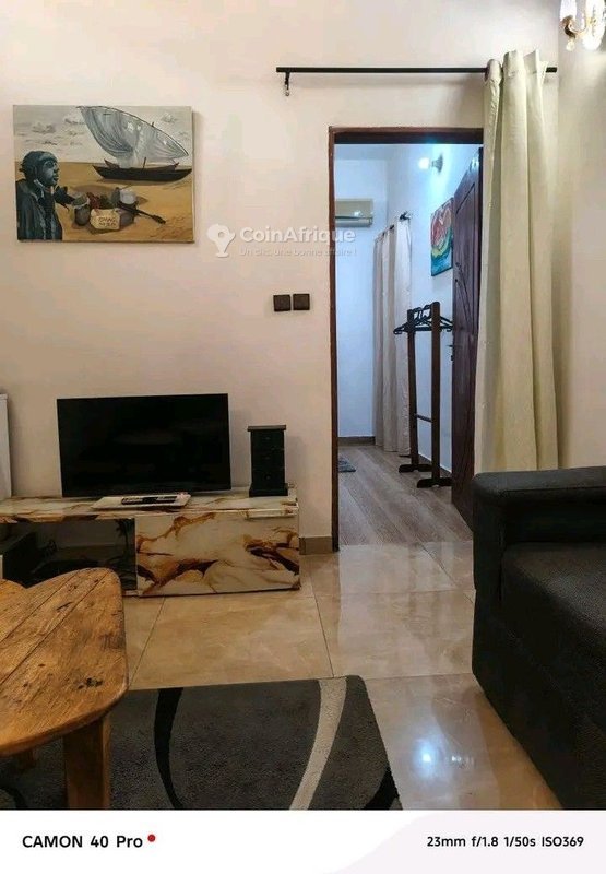 Appartement meublé d'une pièce avec équipements haut de gamme