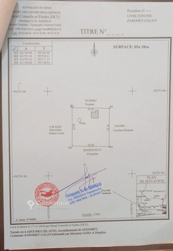 Terrain constructible idéal pour projets immobiliers ou commerciaux