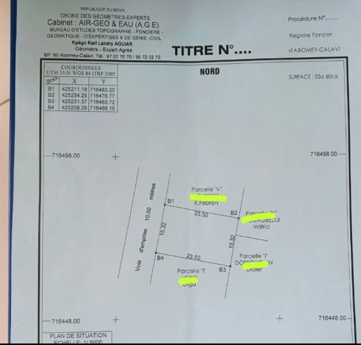 Terrain constructible avec documents légaux complets à Argonville