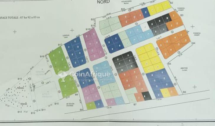 Terrain de 400 m² avec Titre Foncier Global et Héritage à Jour
