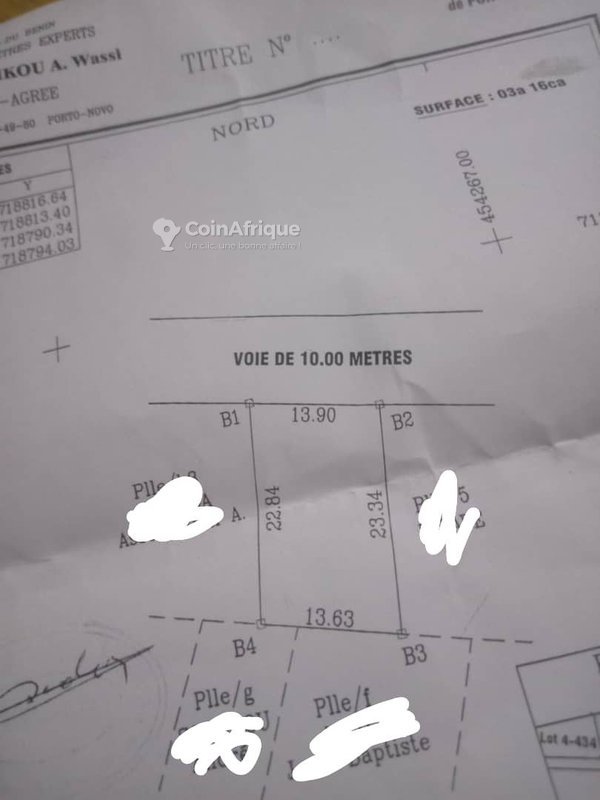 Terrain clôturé de 316 m² dans un emplacement privilégié près d'une école